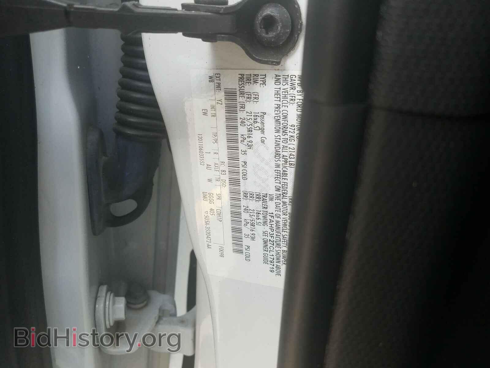2012 FORD FOCUS - VIN: 1FAHP3F27CL179719 - Photo 10