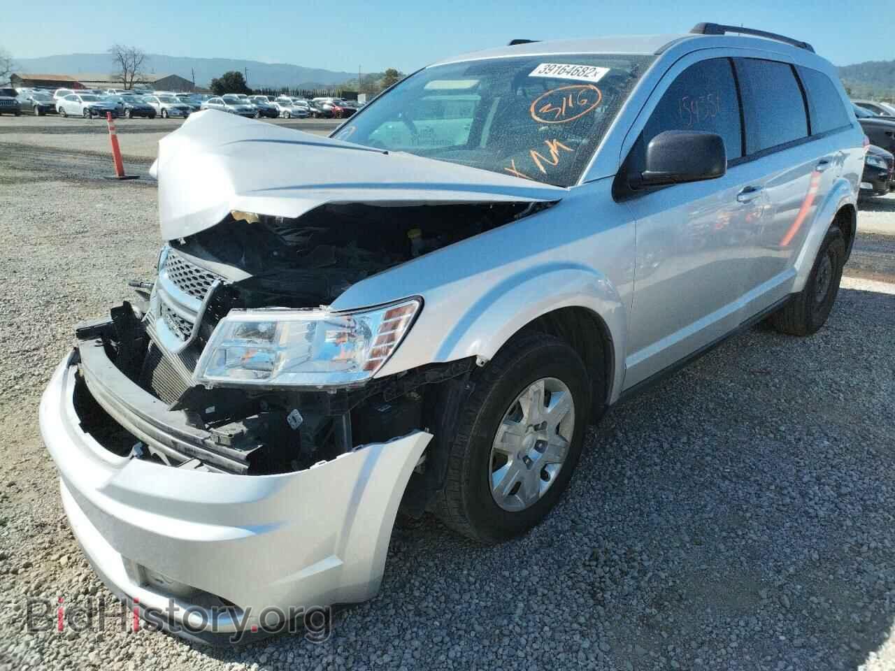 2012 DODGE JOURNEY - VIN: 3C4PDCAB1CT168516 - Фото 2