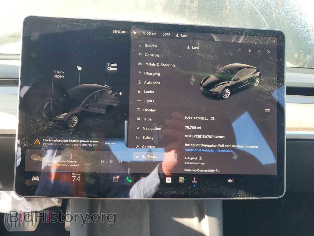 2022 TESLA MODEL 3 - VIN: 5YJ3E1EA7NF192001 - Фото 9