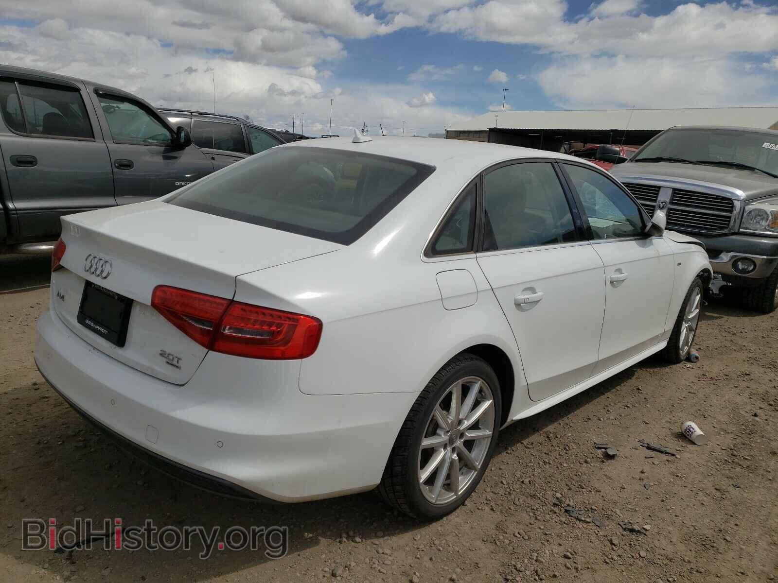 2014 AUDI A4 - VIN: WAUFFAFL2EN019060 - Фото 4