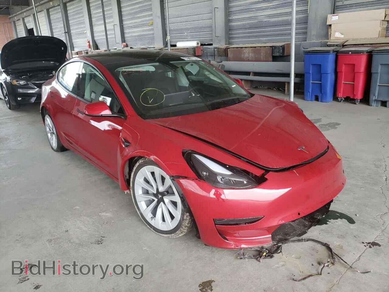 Photo 5YJ3E1EA9NF145343 - TESLA MODEL 3 2022