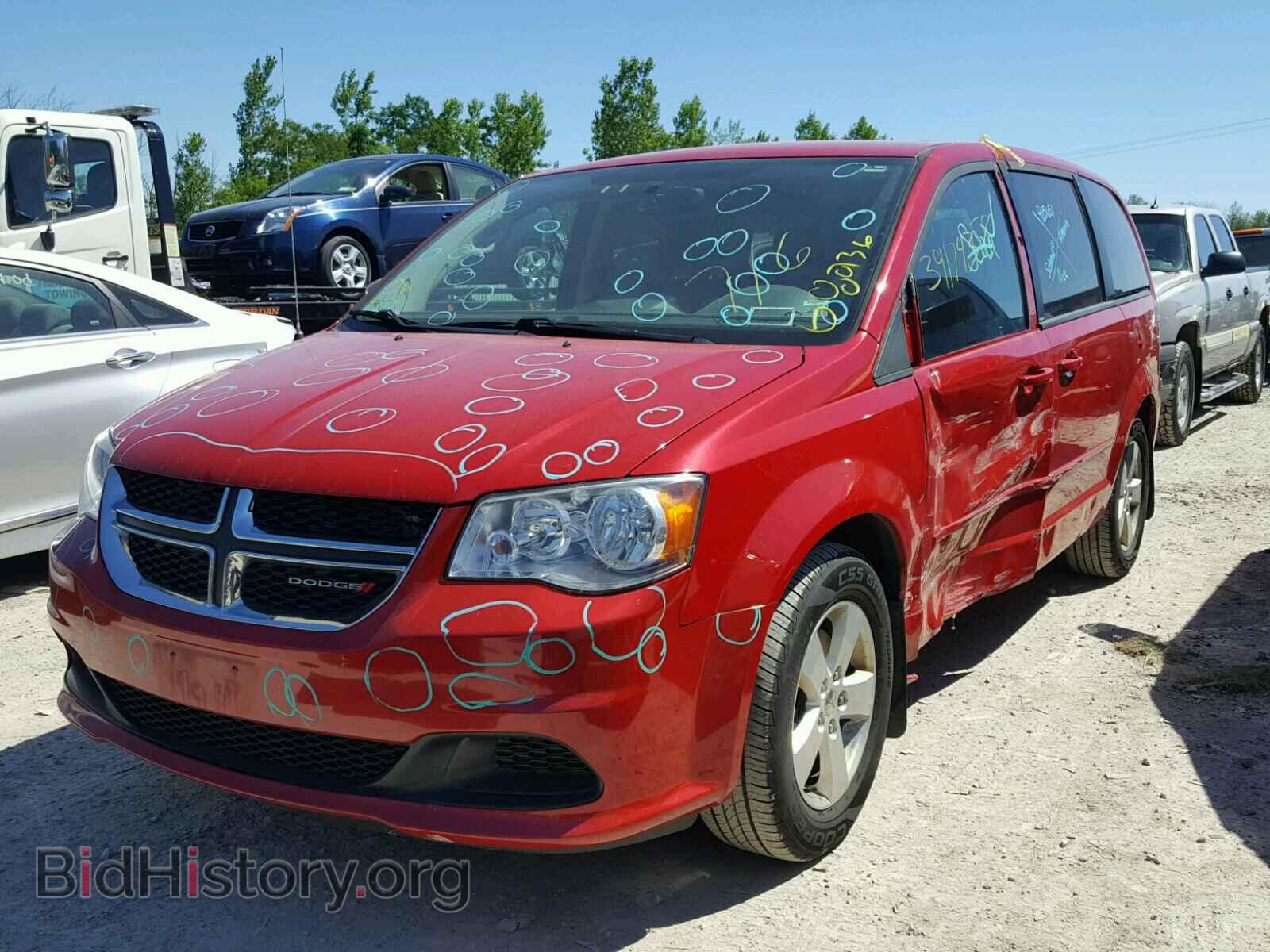 2013 DODGE CARAVAN - VIN: 2C4RDGBG9DR566961 - Фото 2