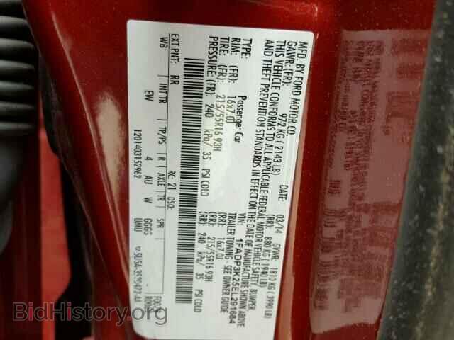 2014 FORD FOCUS - VIN: 1FADP3K25EL291684 - Photo 10