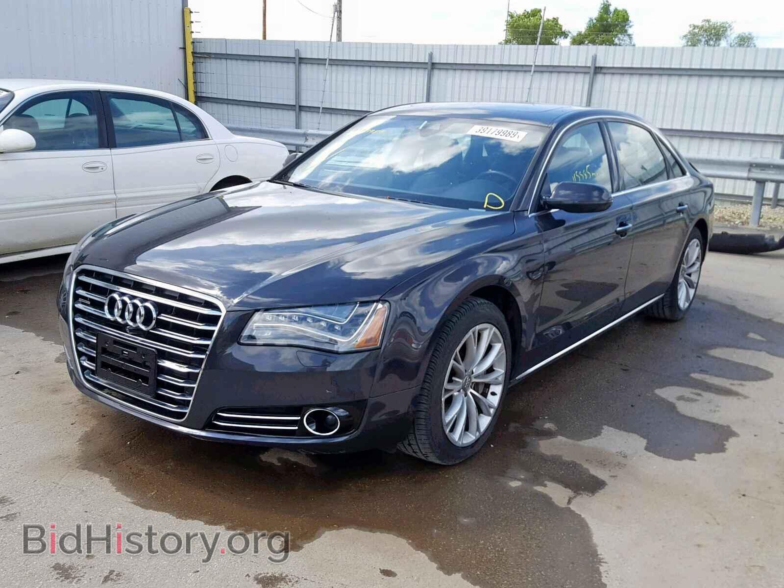 2014 AUDI A8 - VIN: WAURMAFD2EN005557 - Фото 2