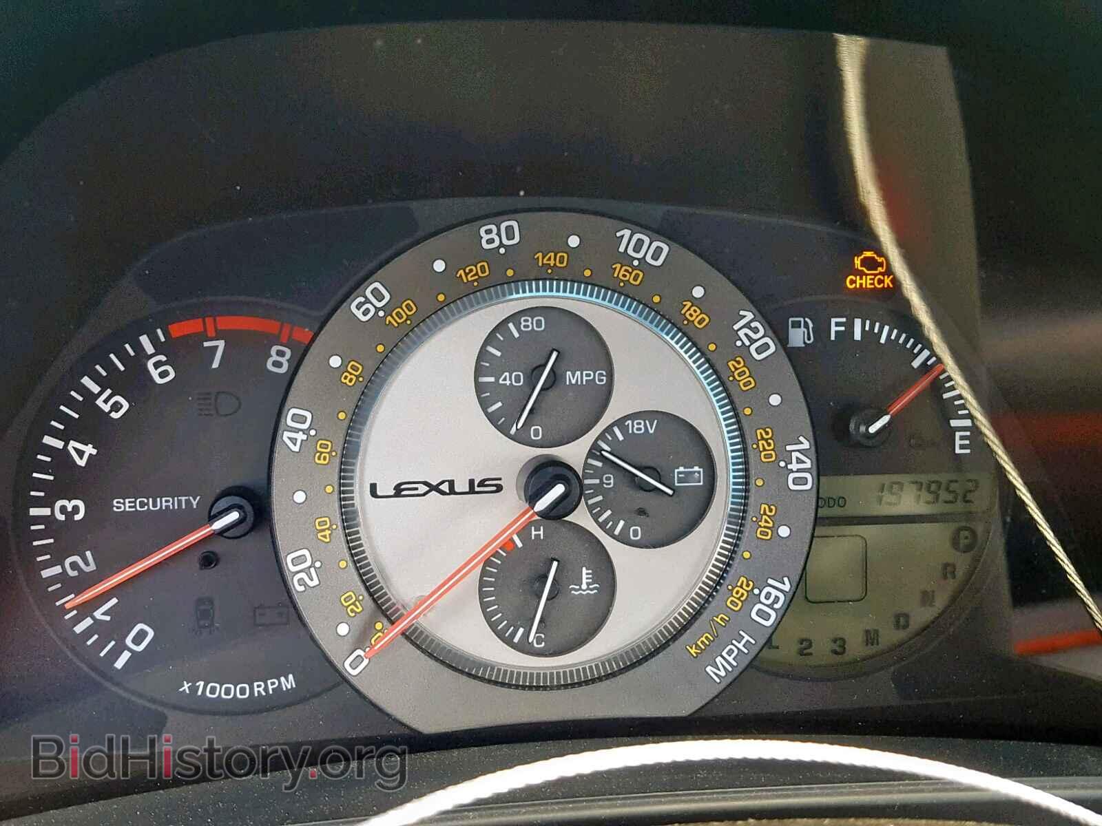 2002 LEXUS IS - VIN: JTHBD192220046650 - Фото 8
