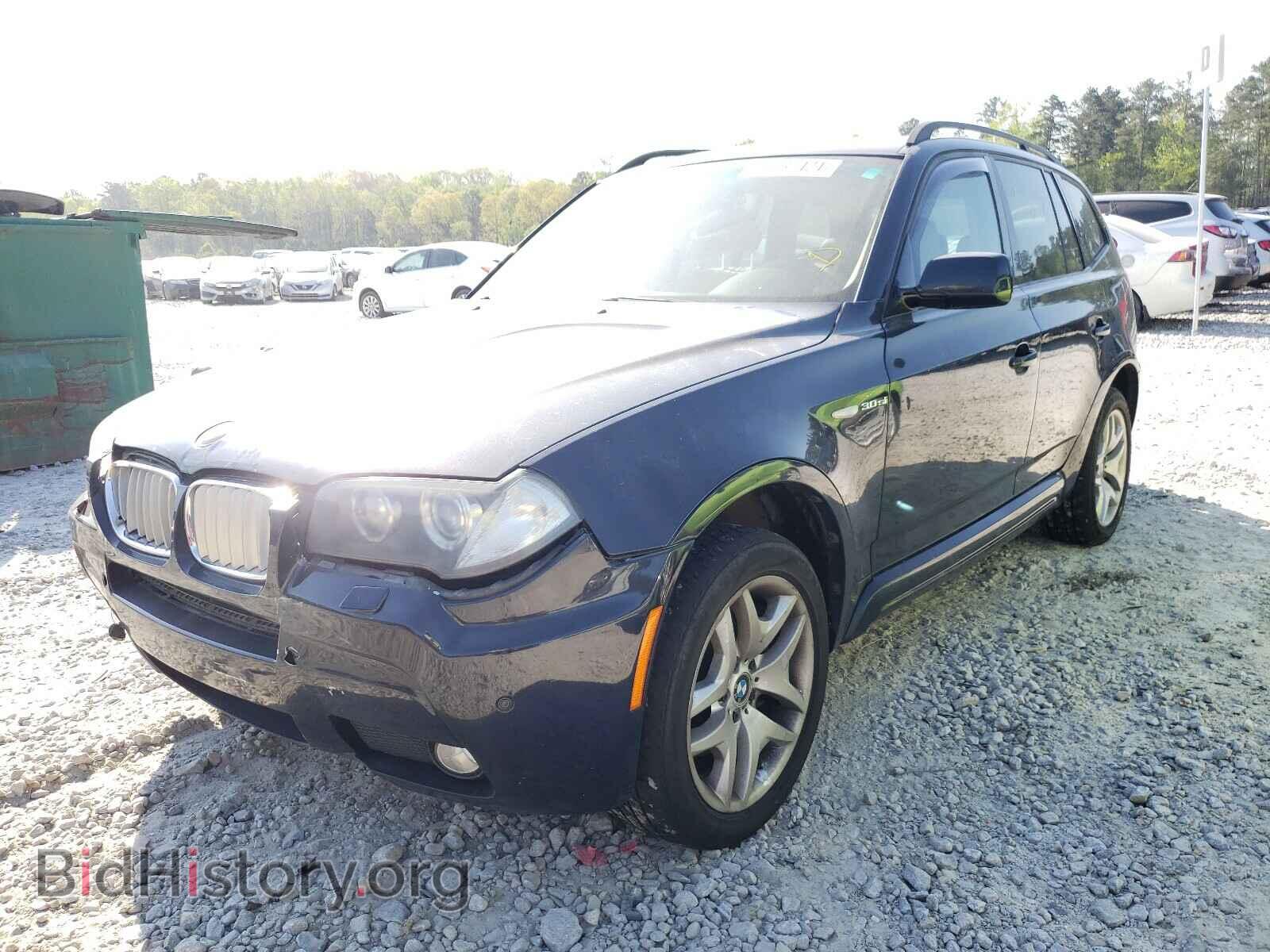 2007 BMW X3 - VIN: WBXPC93497WF21532 - Фото 2