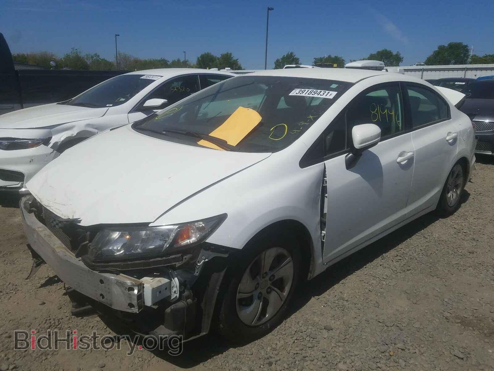 2014 HONDA CIVIC - VIN: 19XFB2F5XEE256227 - Фото 2