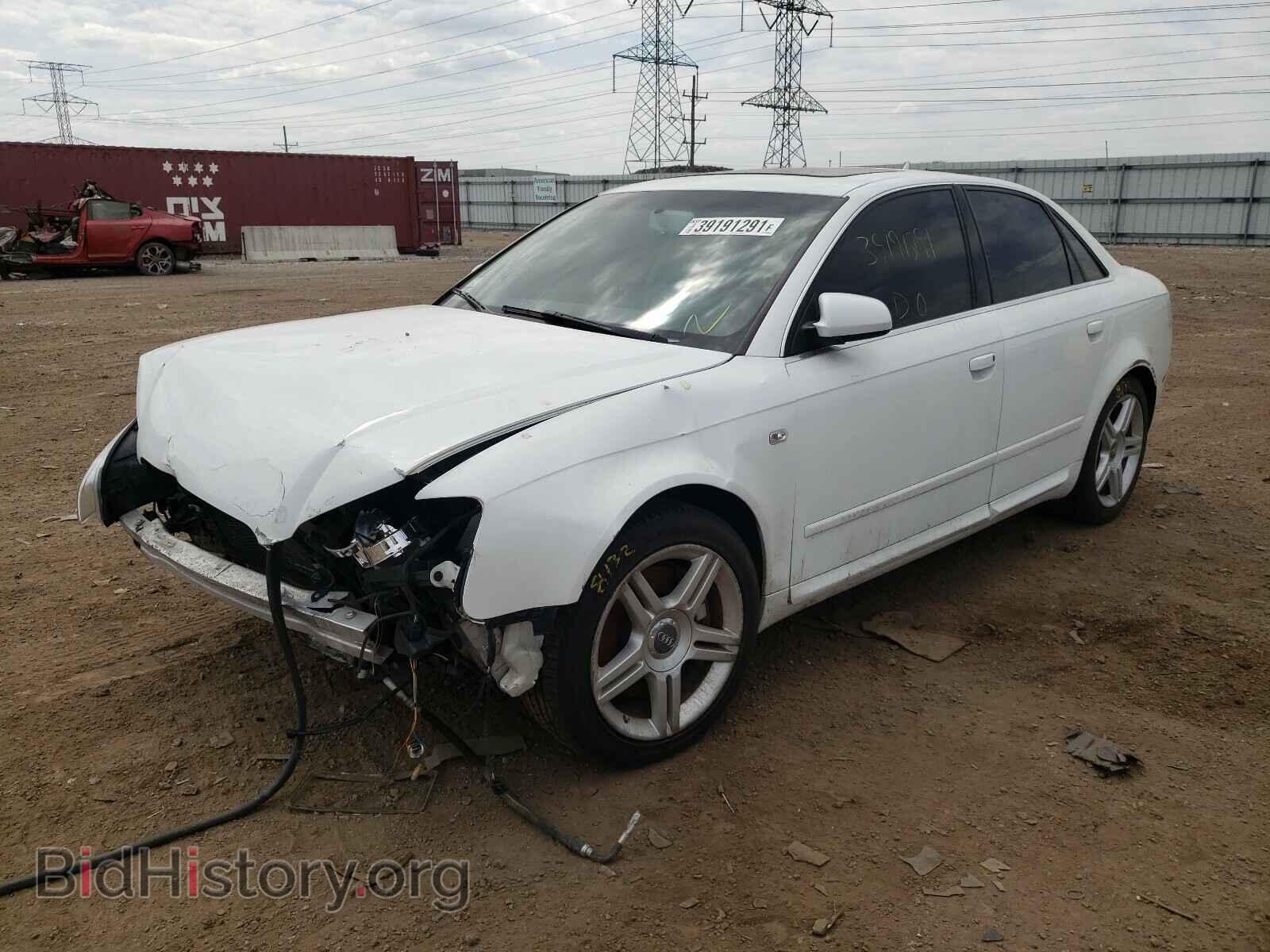 2008 AUDI A4 - VIN: WAUDF78E38A061399 - Фото 2