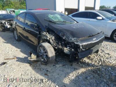 2017 Kia FORTE Forte LX, черный — VIN 3KPFL4A74HE013180, Copart