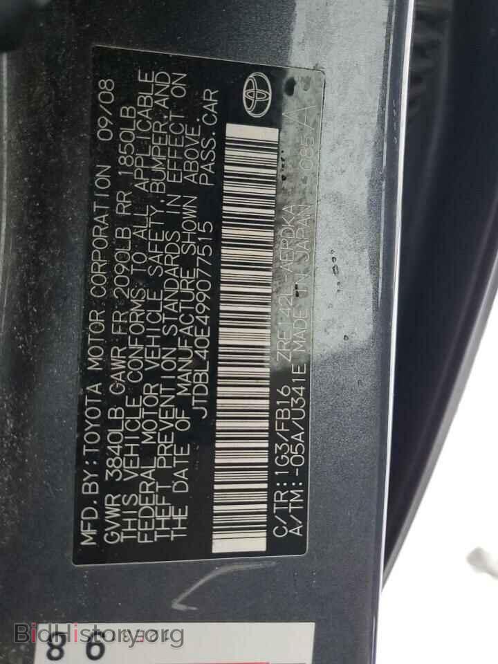 2009 TOYOTA COROLLA - VIN: JTDBL40E499077515 - Фото 12