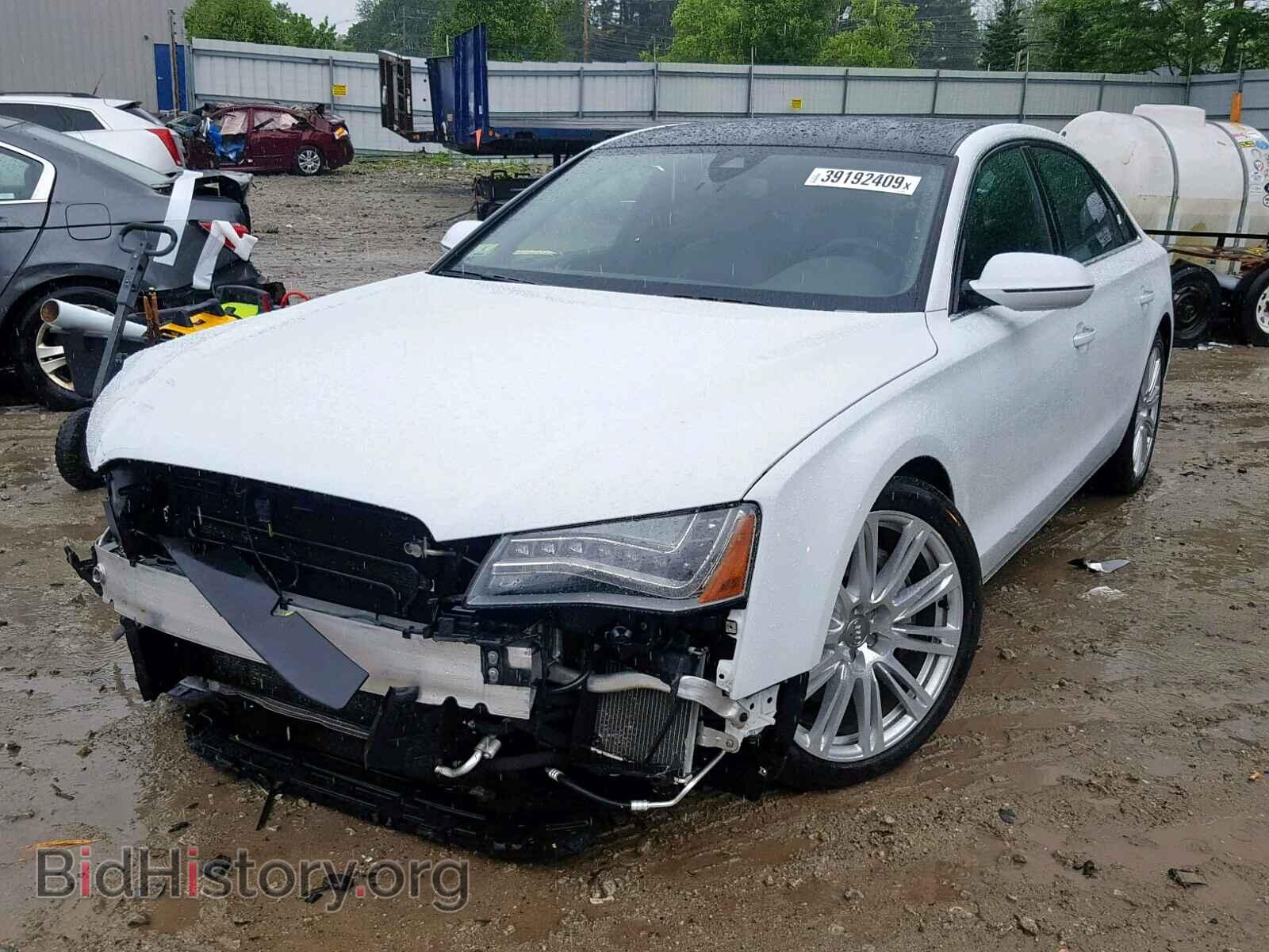2014 AUDI A8 - VIN: WAURGAFDXEN009556 - Фото 2