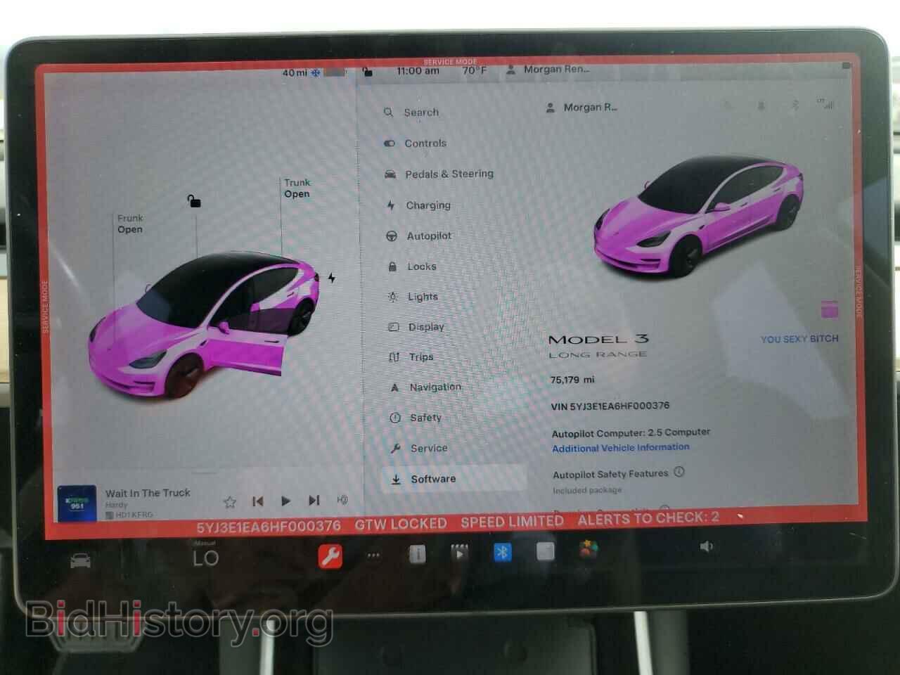 2017 TESLA MODEL 3 - VIN: 5YJ3E1EA6HF000376 - Фото 9