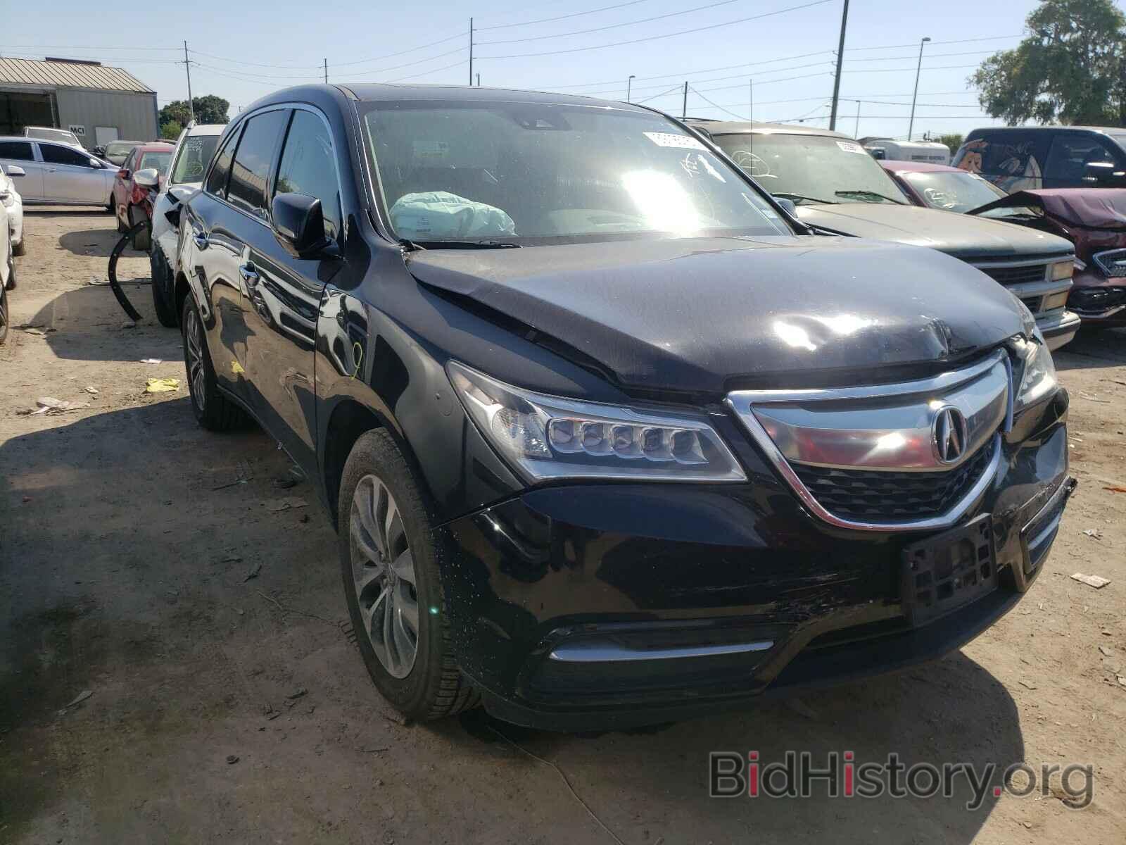 Фотография 5FRYD3H40GB011199 - ACURA MDX 2016