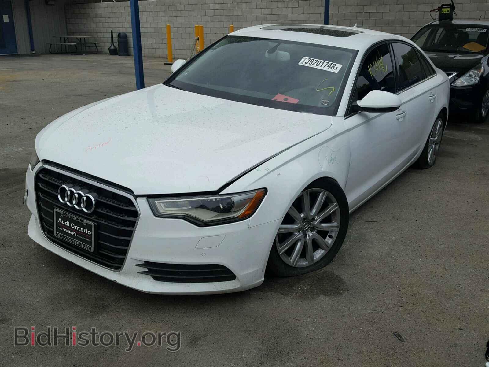 2013 AUDI A6 - VIN: WAUDFAFC3DN106861 - Photo 2