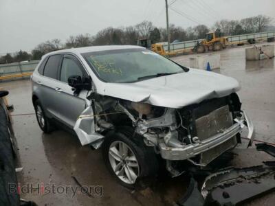 2016 Ford EDGE Edge SEL, серебристый — VIN 2FMPK4J85GBB44975, Copart