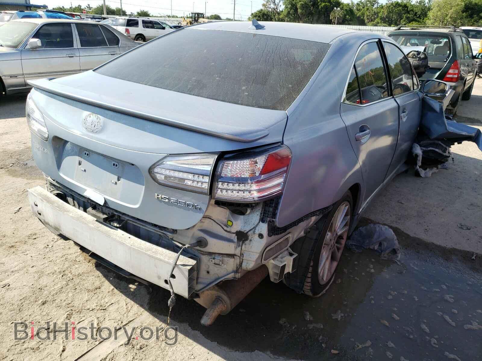 2010 LEXUS HS - VIN: JTHBB1BA0A2037164 - Фото 4