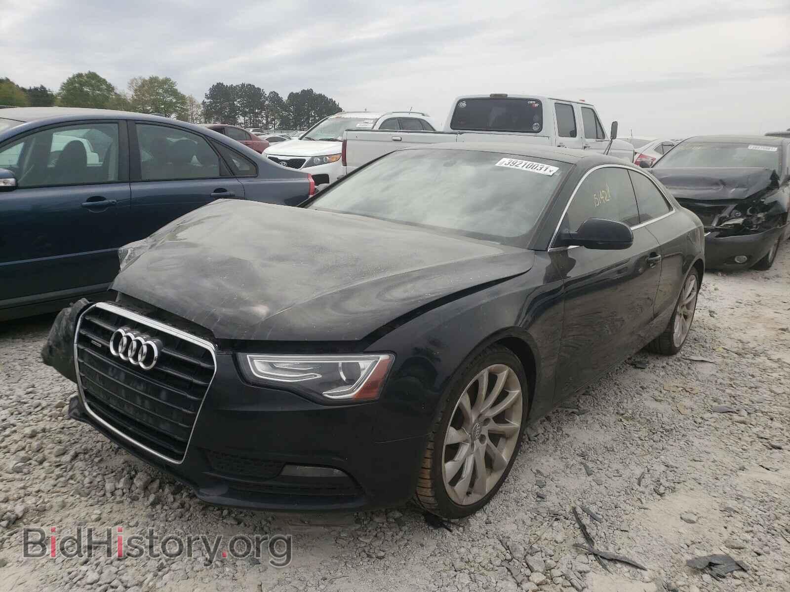 2013 AUDI A5 - VIN: WAULFAFR1DA022688 - Фото 2