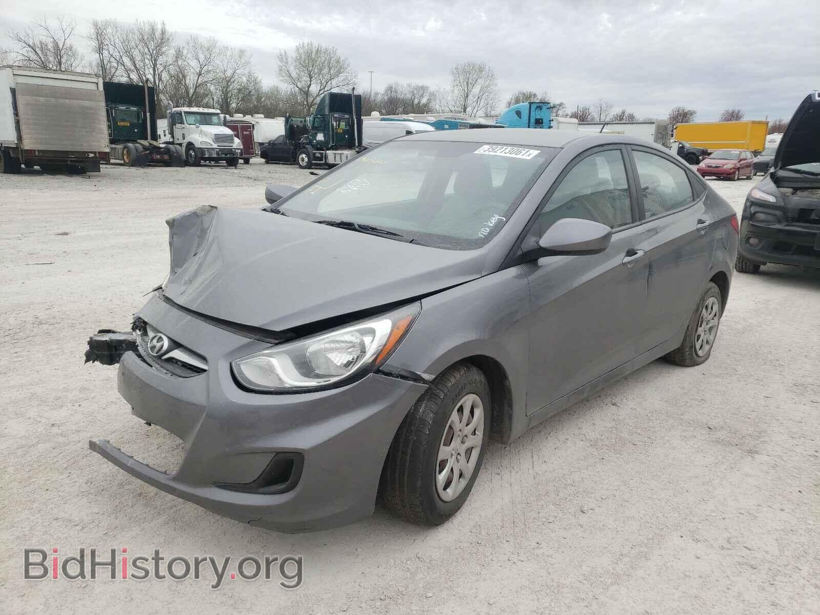 2013 HYUNDAI ACCENT - VIN: KMHCT4AE8DU498559 - Фото 2