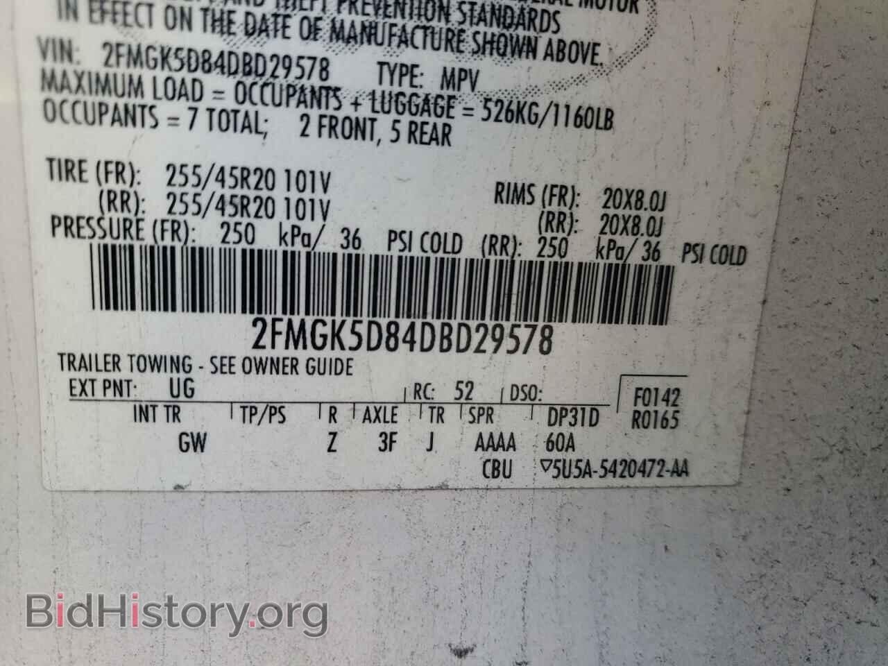 2013 FORD FLEX - VIN: 2FMGK5D84DBD29578 - Photo 10