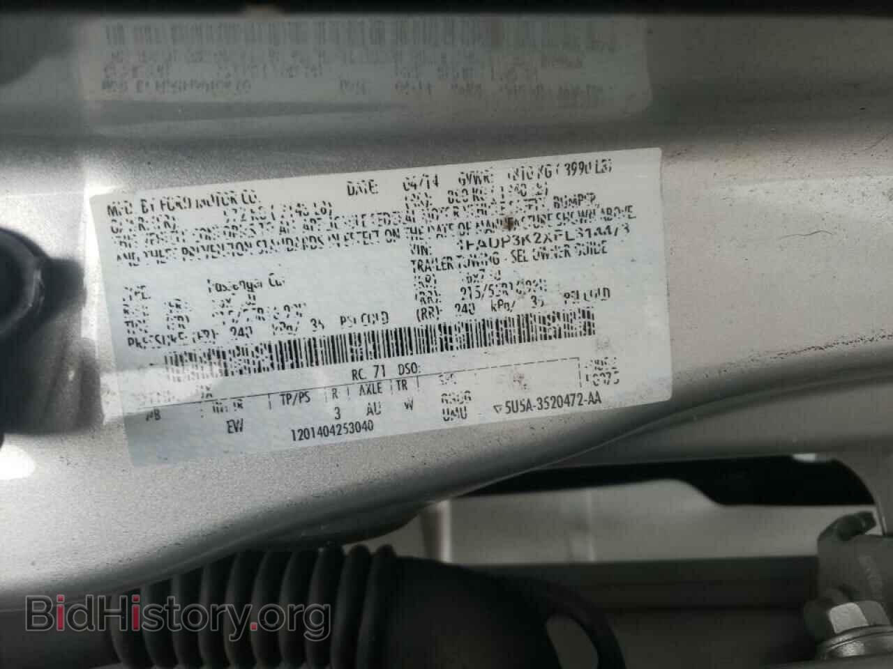 2014 FORD FOCUS - VIN: 1FADP3K2XEL314473 - Фото 10