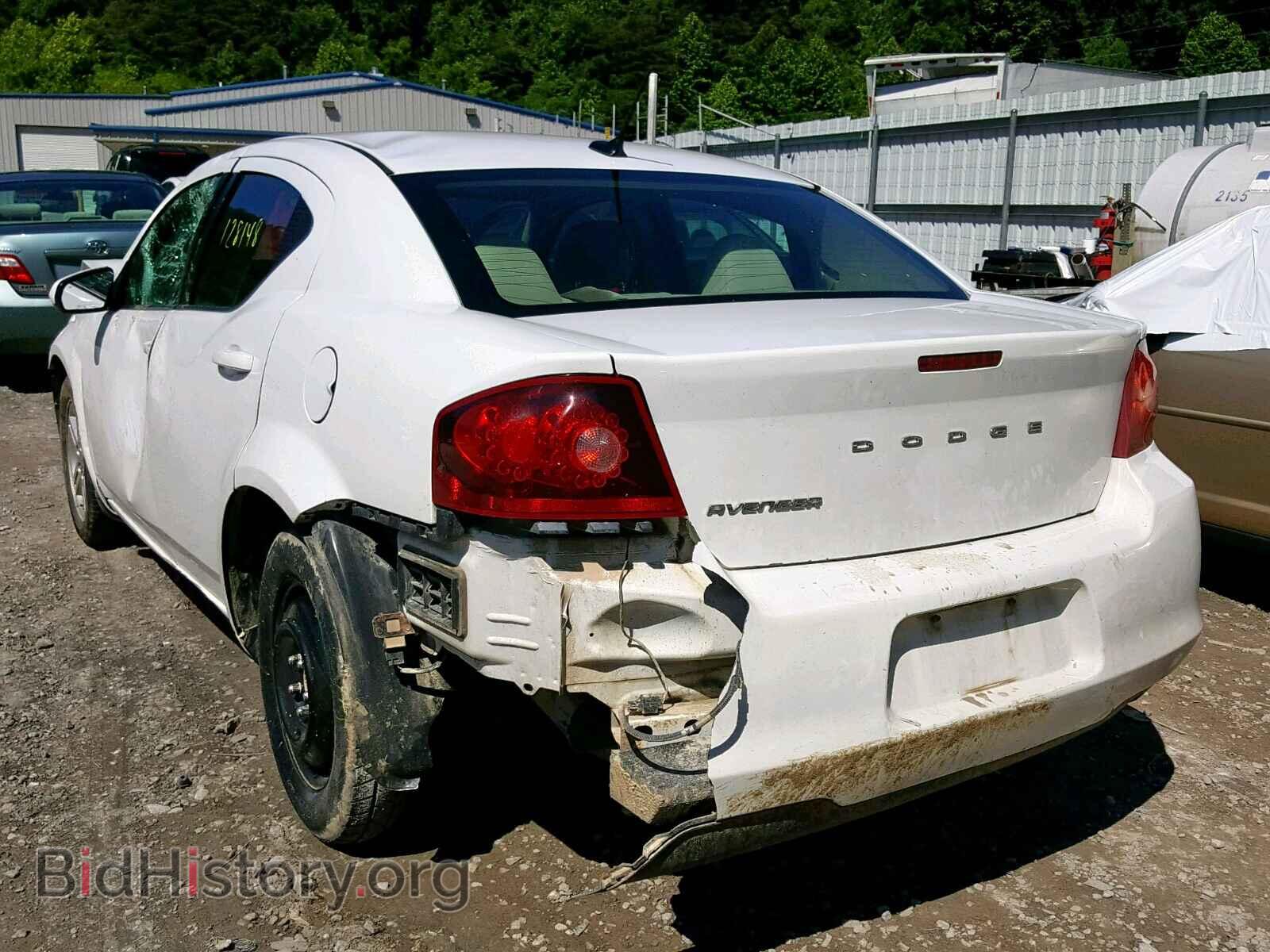 2011 DODGE AVENGER - VIN: 1B3BD1FB2BN555891 - Фото 3