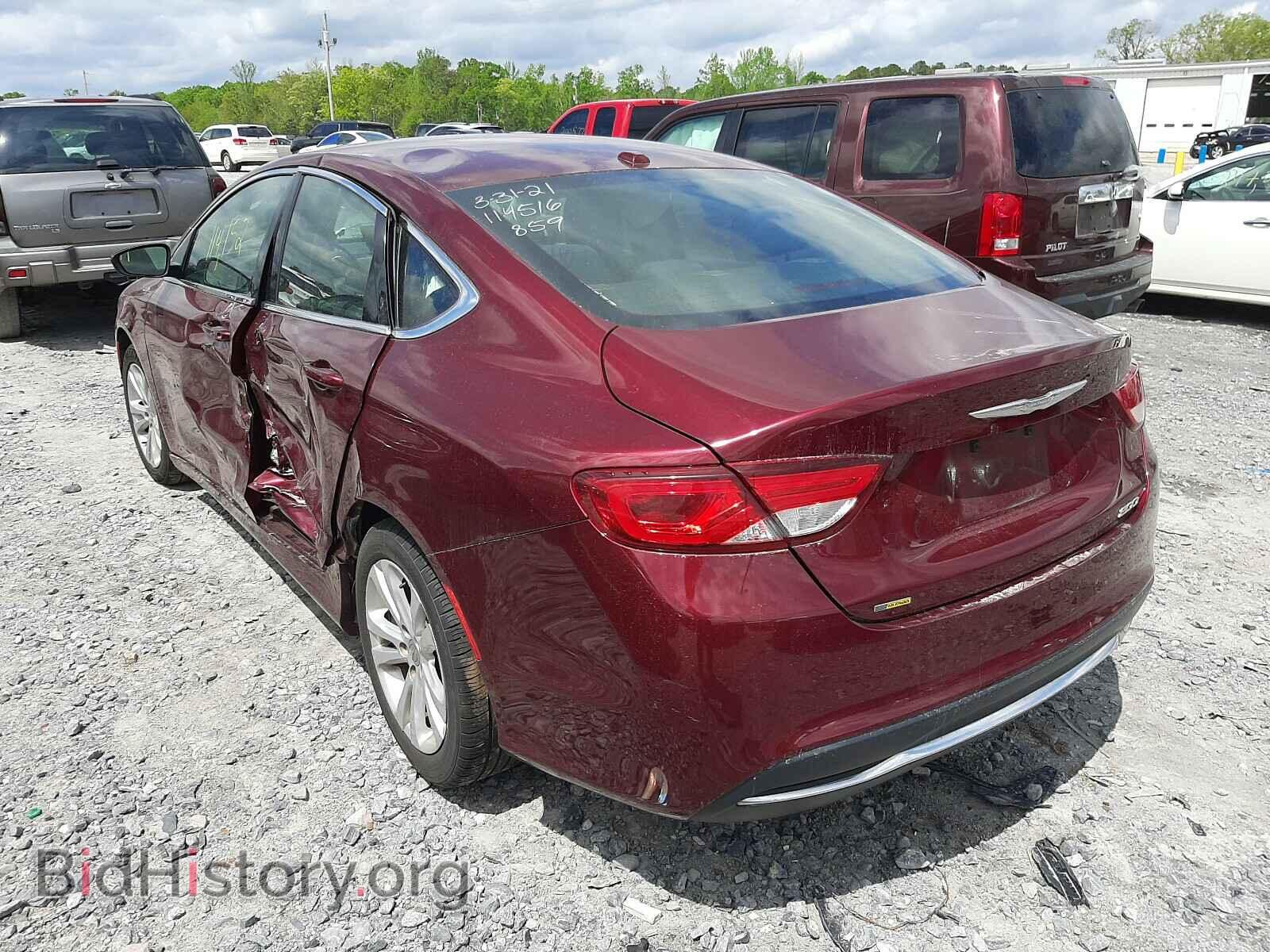 2016 CHRYSLER 200 - VIN: 1C3CCCAB0GN160452 - Фото 3