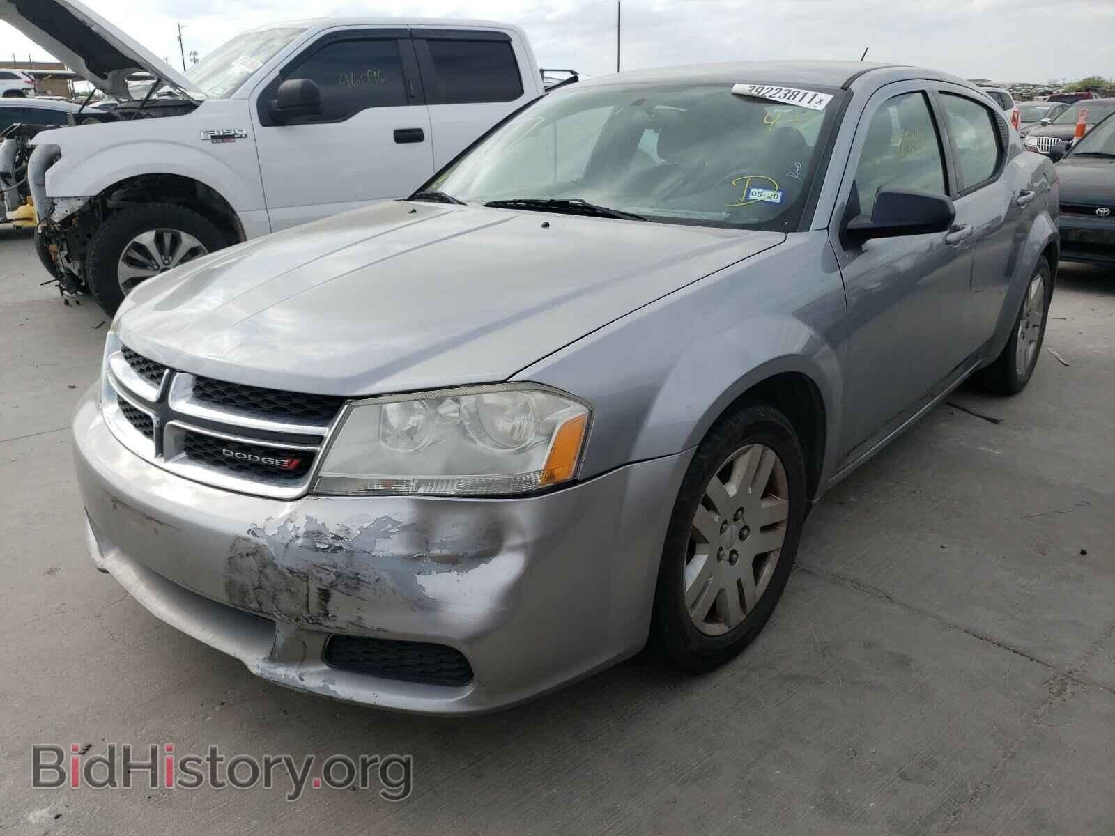 2013 DODGE AVENGER - VIN: 1C3CDZAB9DN544435 - Фото 2