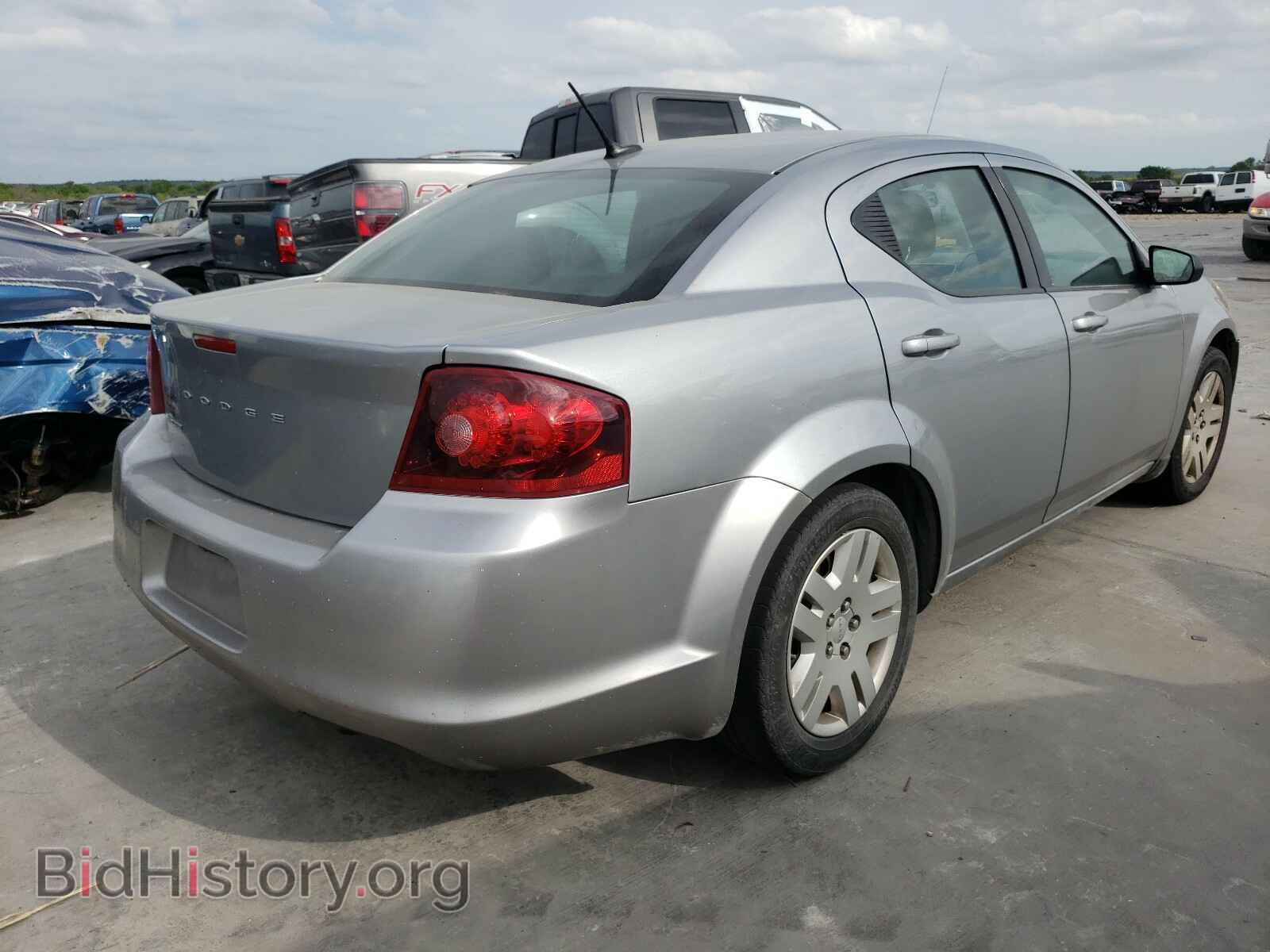 2013 DODGE AVENGER - VIN: 1C3CDZAB9DN544435 - Фото 4