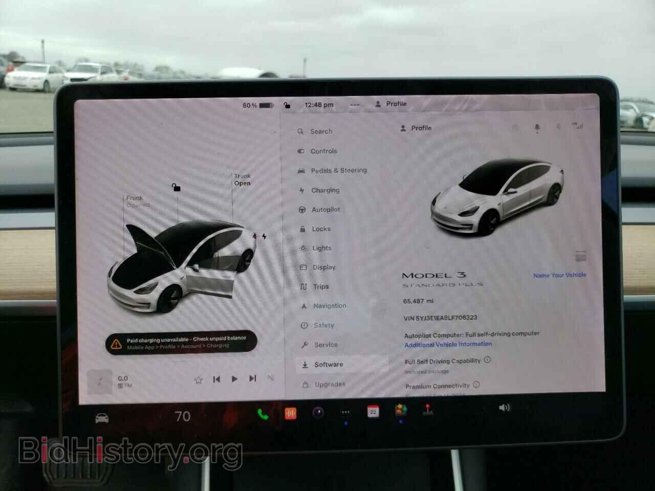 2020 TESLA MODEL 3 - VIN: 5YJ3E1EA8LF706323 - Фото 9
