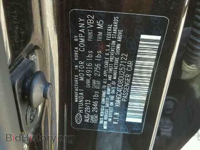 2013 HYUNDAI GENESIS - VIN: KMHGC4DD8DU257122 - Фото 10