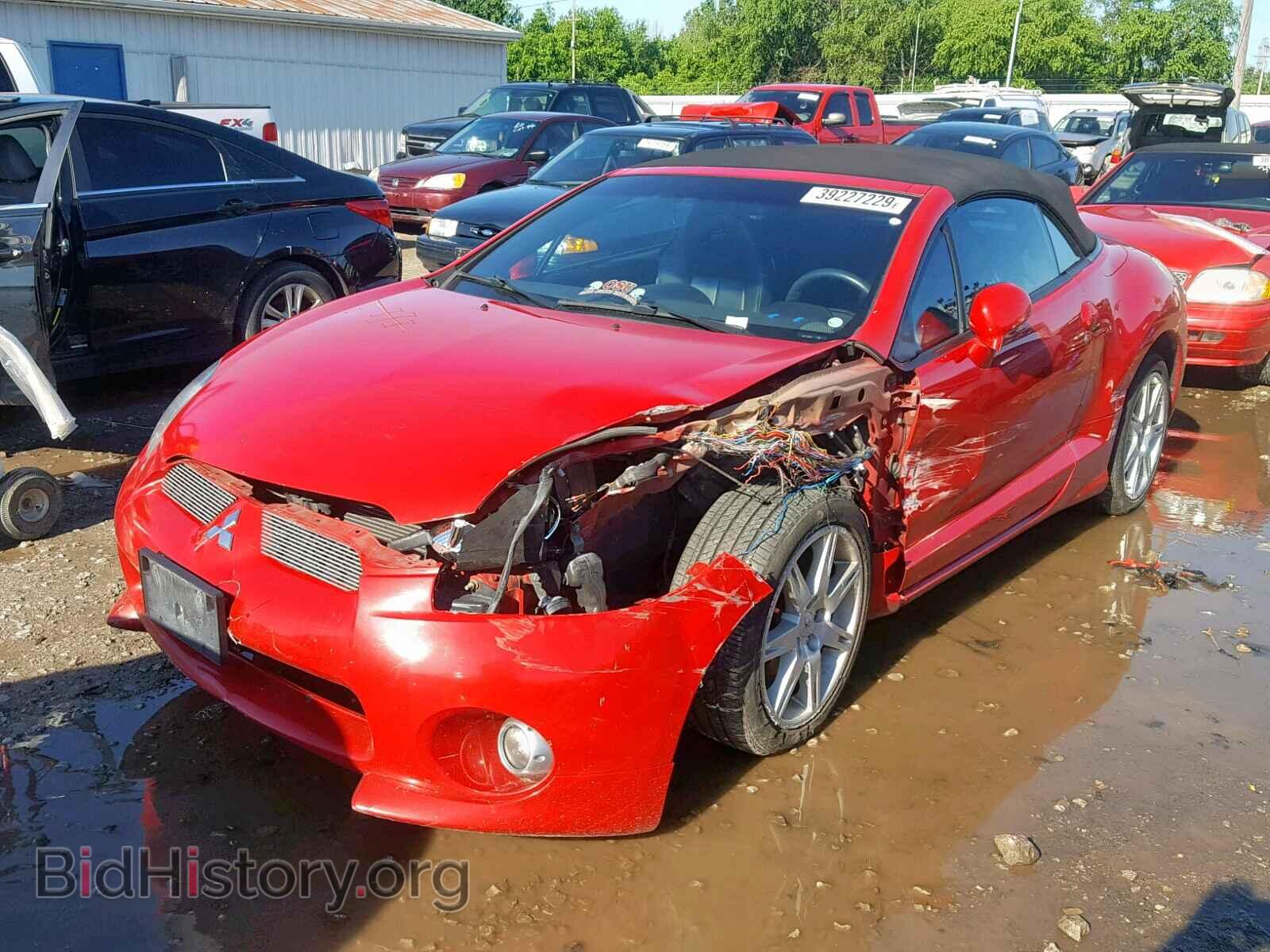 2007 MITSUBISHI ECLIPSE - VIN: 4A3AL35T87E009958 - Фото 2