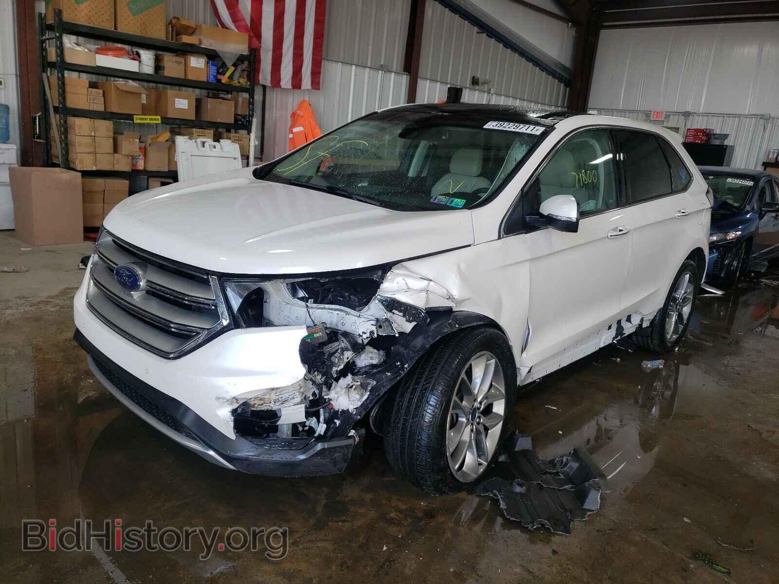 2015 FORD EDGE - VIN: 2FMPK4K91FBB16323 - Фото 2