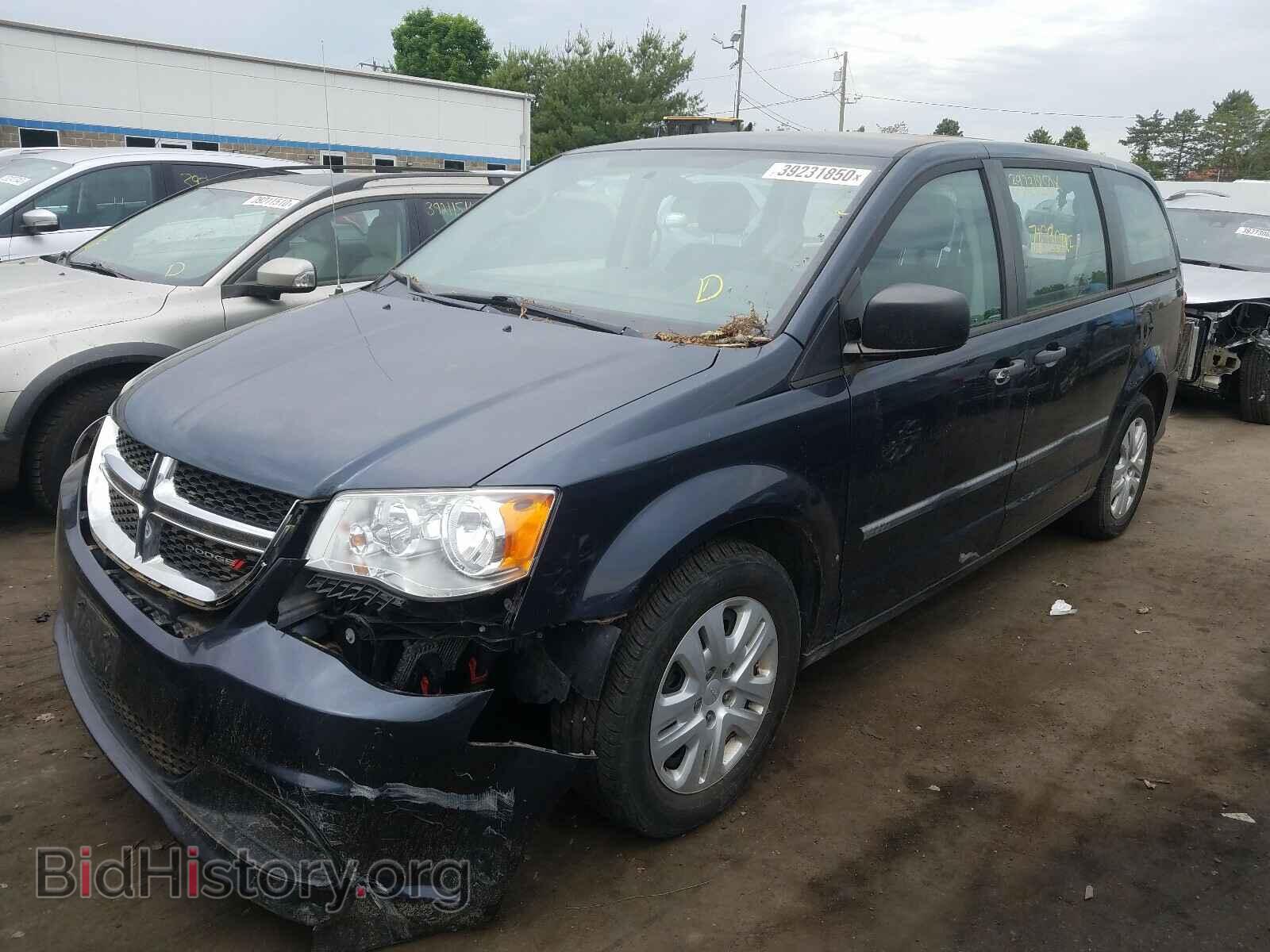 2014 DODGE CARAVAN - VIN: 2C4RDGBG8ER161661 - Фото 2