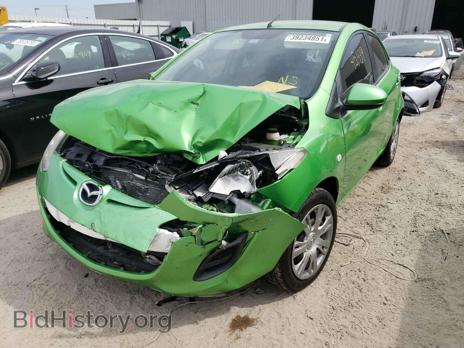 2012 MAZDA 2 - VIN: JM1DE1KYXC0139178 - Фото 2