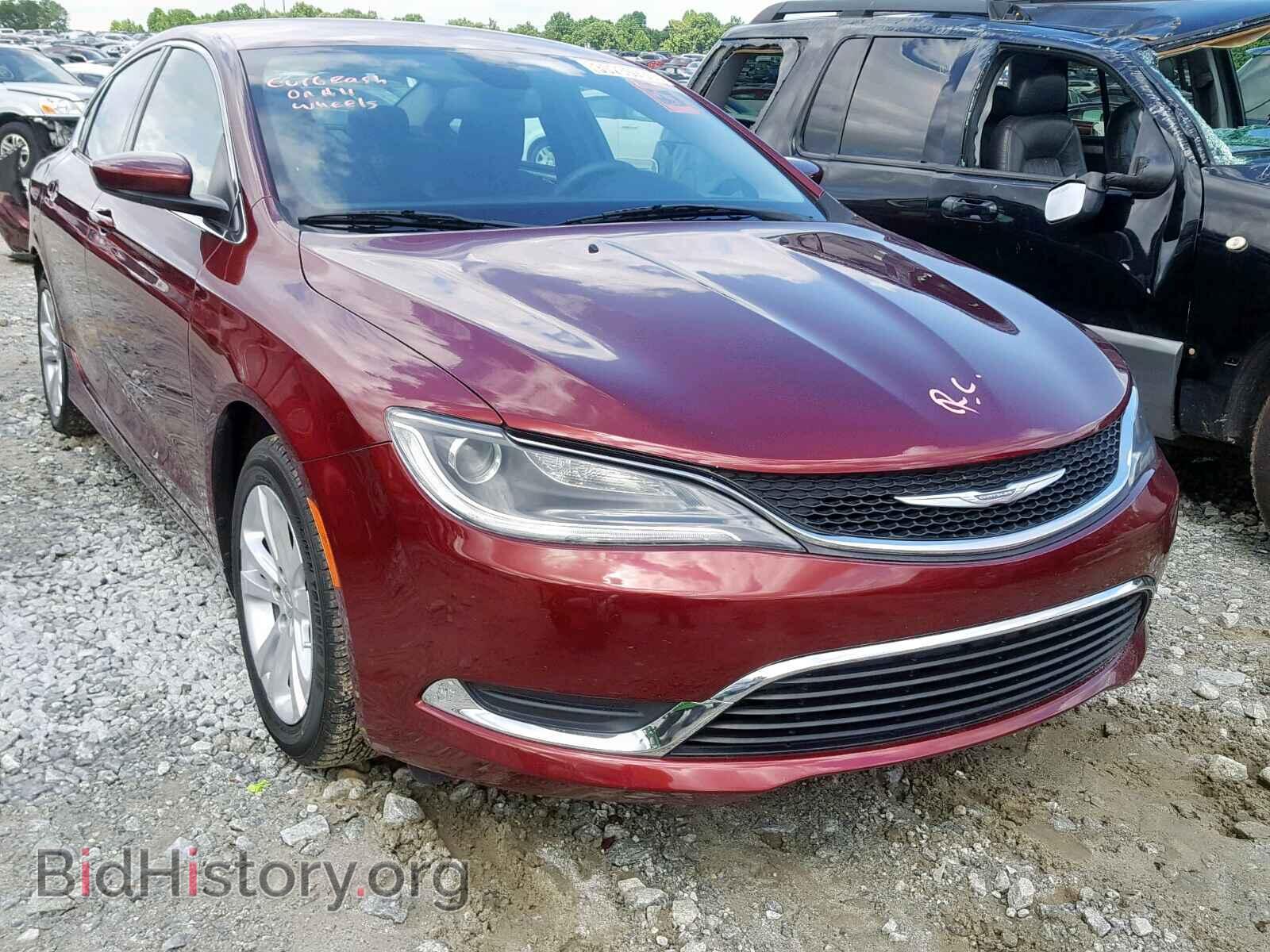 Фотография 1C3CCCAB0GN107170 - CHRYSLER 200 2016