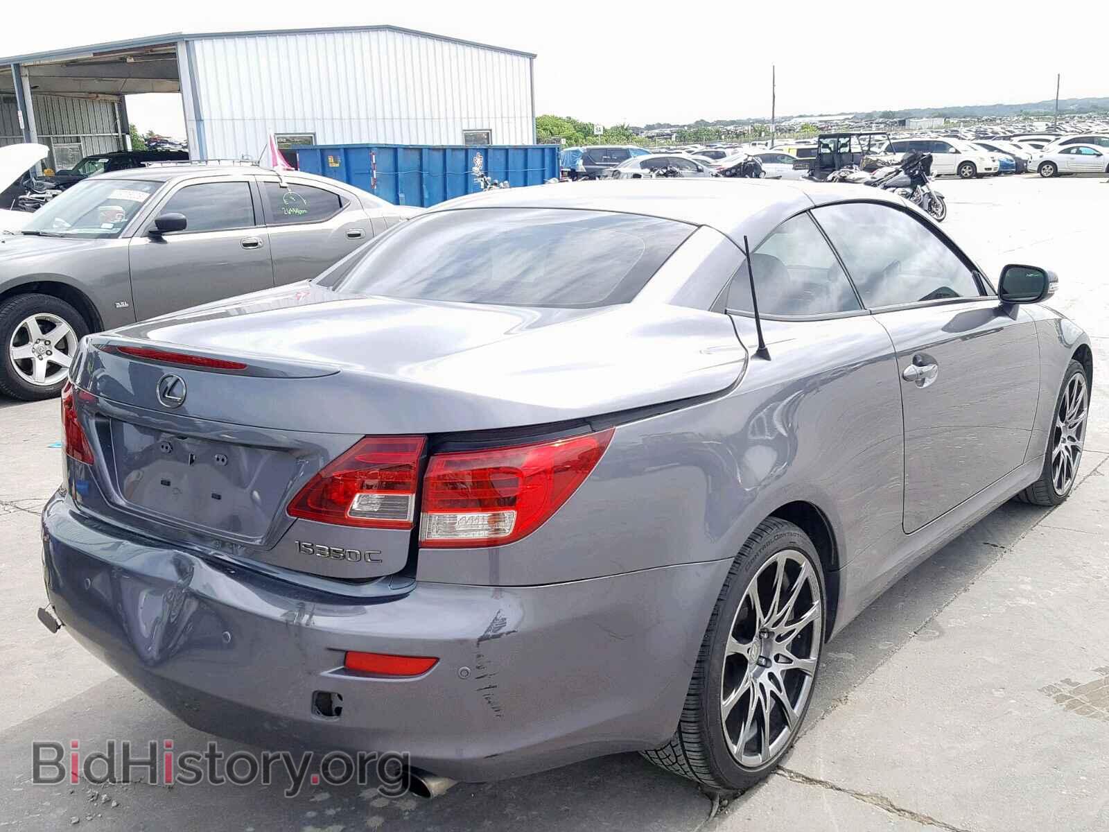 2012 LEXUS IS - VIN: JTHFE2C29C2507538 - Фото 4