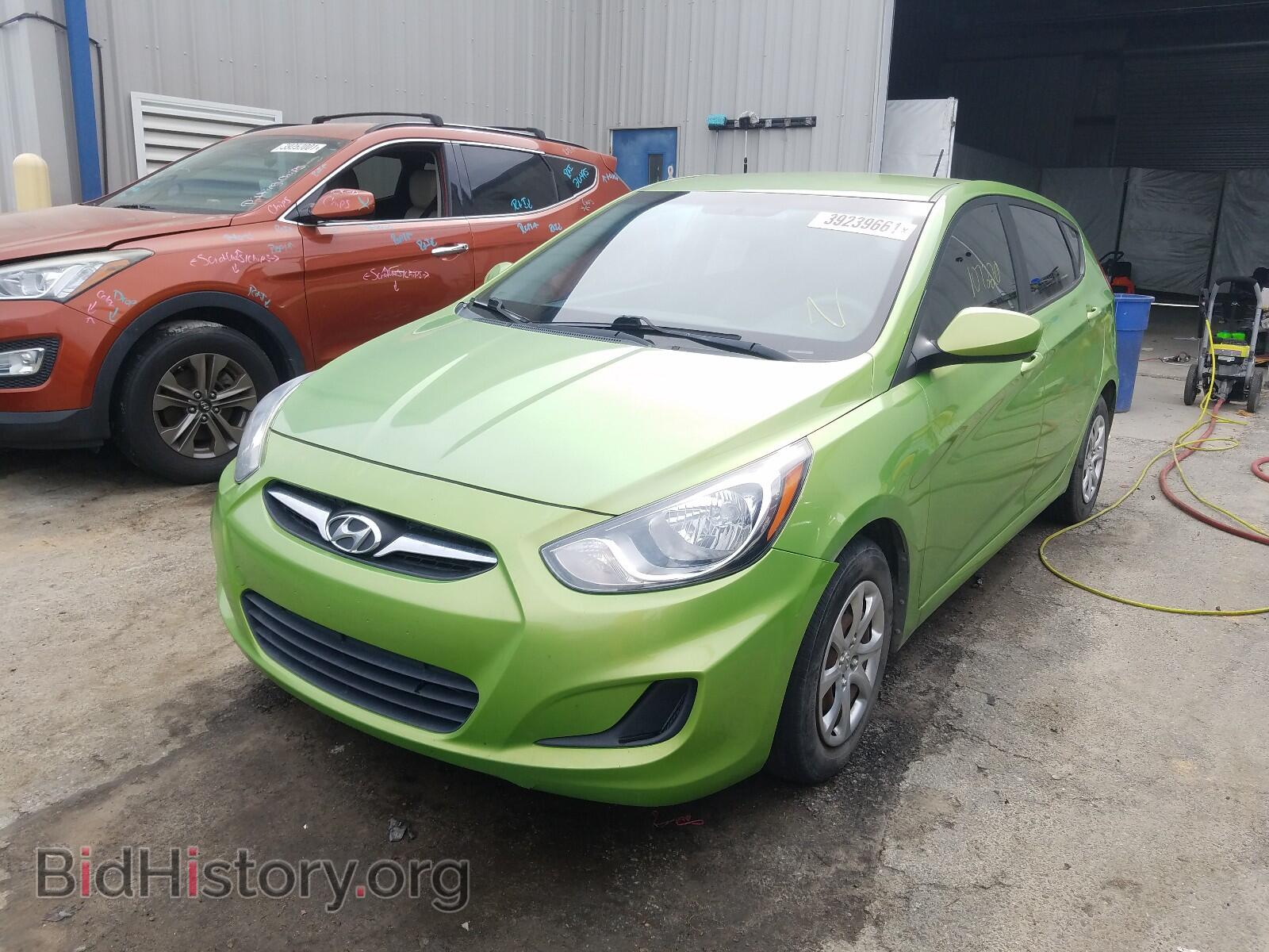 2013 HYUNDAI ACCENT - VIN: KMHCT5AE4DU128957 - Фото 2