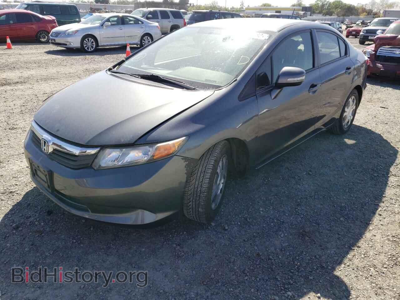 2012 HONDA CIVIC - VIN: JHMFB4F22CS006782 - Фото 2