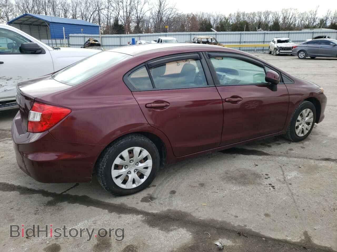 2012 HONDA CIVIC - VIN: 2HGFB2F57CH608540 - Фото 3