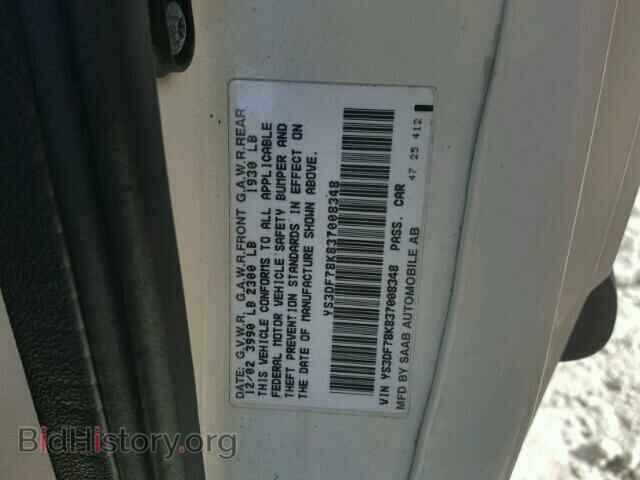 2003 SAAB 9 3 - VIN: YS3DF78K837008348 - Фото 10