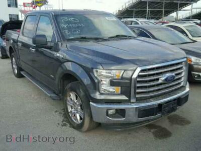 2015 Ford F150, gray — VIN 1FTEW1CP1FKD25515, Copart