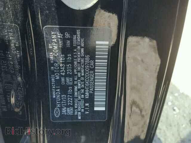 2013 HYUNDAI GENESIS - VIN: KMHHT6KD2DU097886 - Фото 10