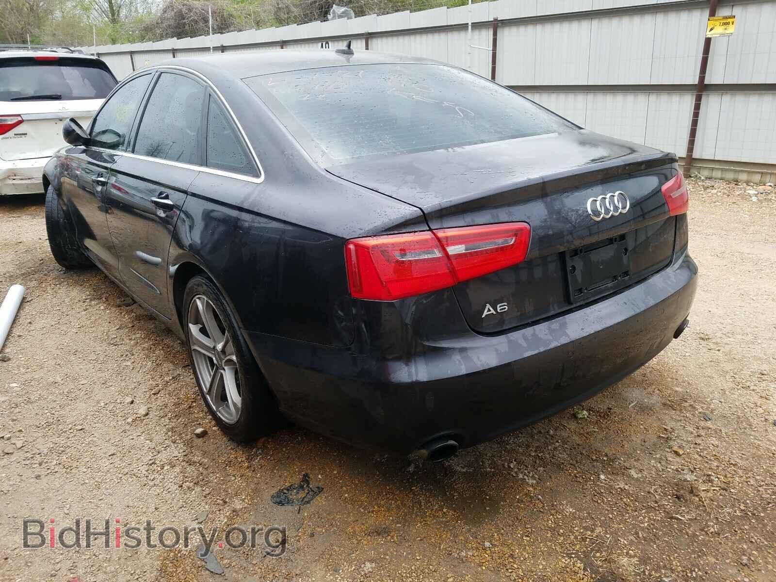 2013 AUDI A6 - VIN: WAUGFAFC5DN062732 - Фото 3