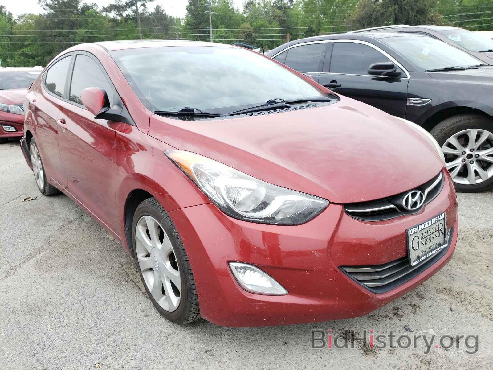 Photo KMHDH4AE1CU195255 - HYUNDAI ELANTRA 2012