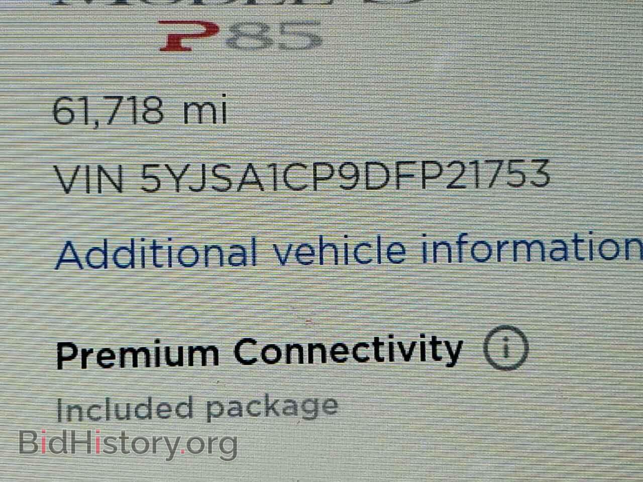 2013 TESLA MODEL S - VIN: 5YJSA1CP9DFP21753 - Photo 8