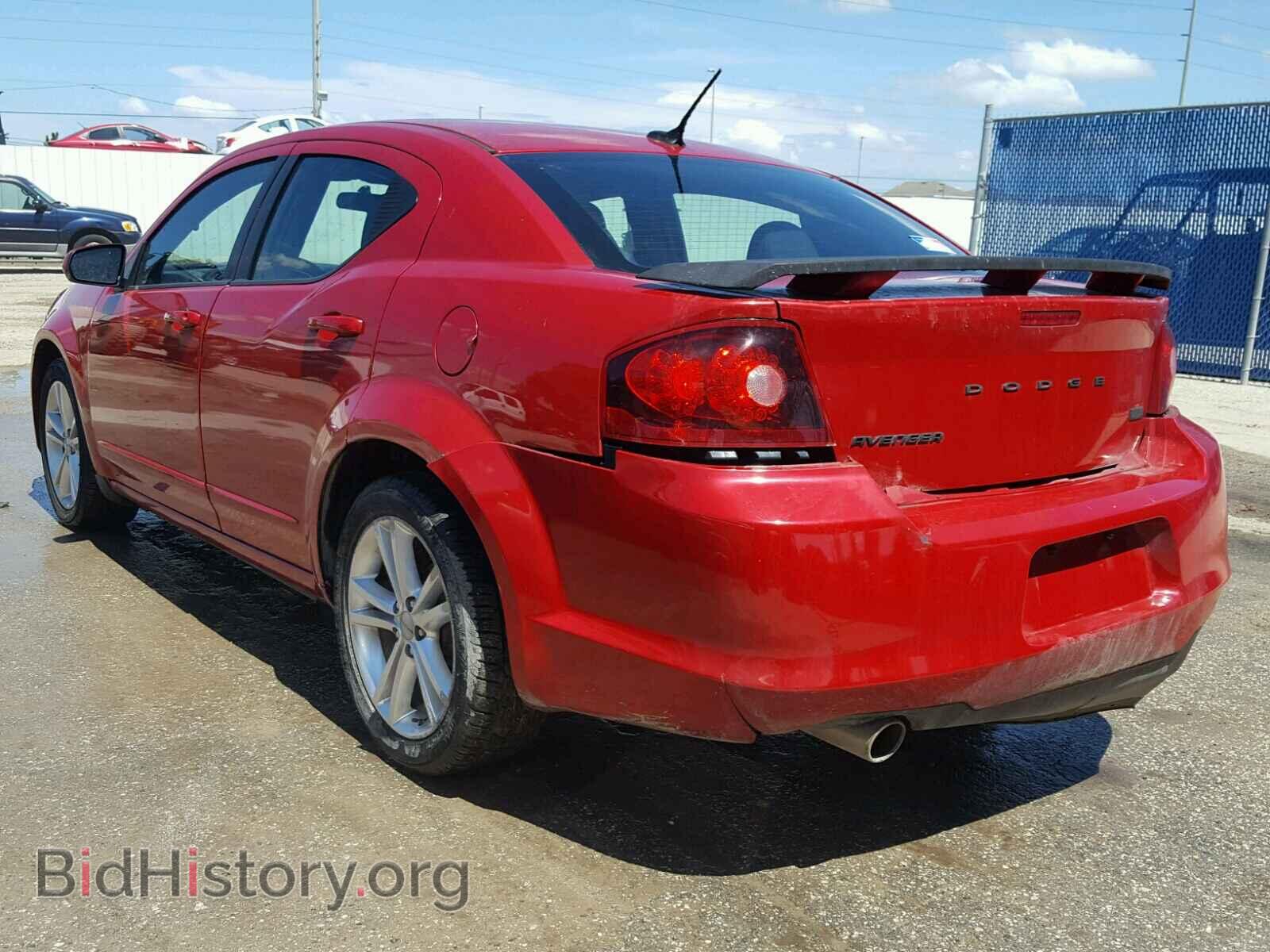 2012 DODGE AVENGER - VIN: 1C3CDZEG5CN259073 - Фото 3