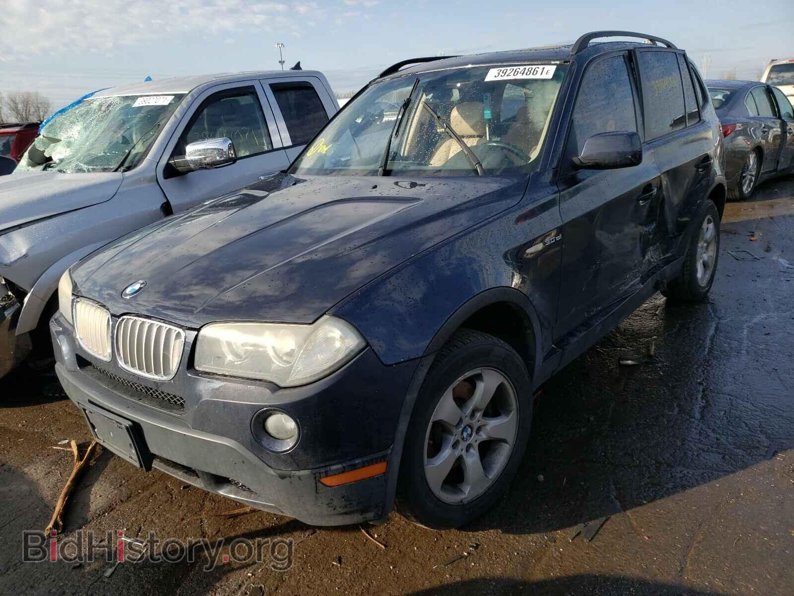 2007 BMW X3 - VIN: WBXPC93467WF11671 - Фото 2