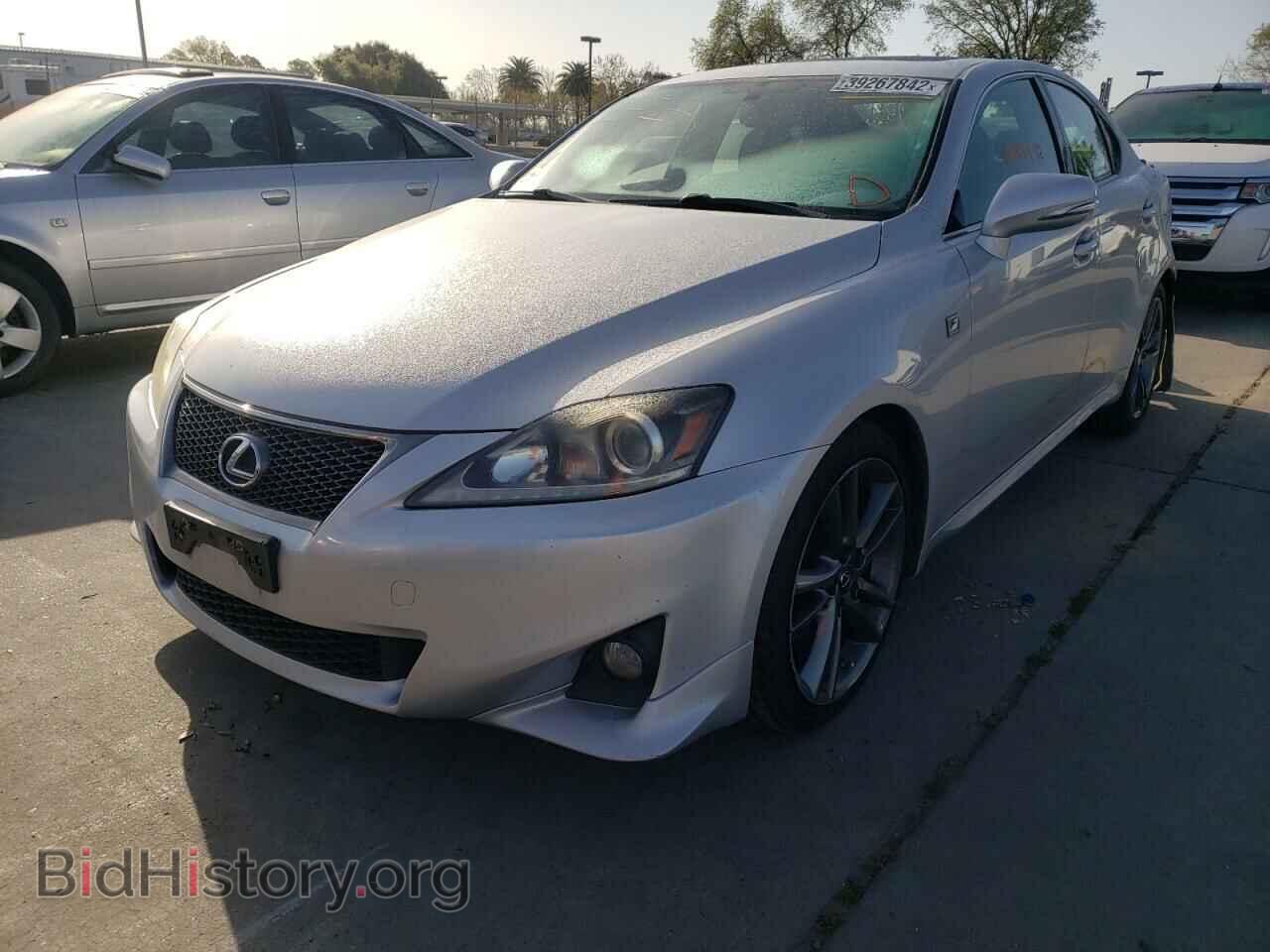 2012 LEXUS IS - VIN: JTHBF5C2XC2102284 - Фото 2