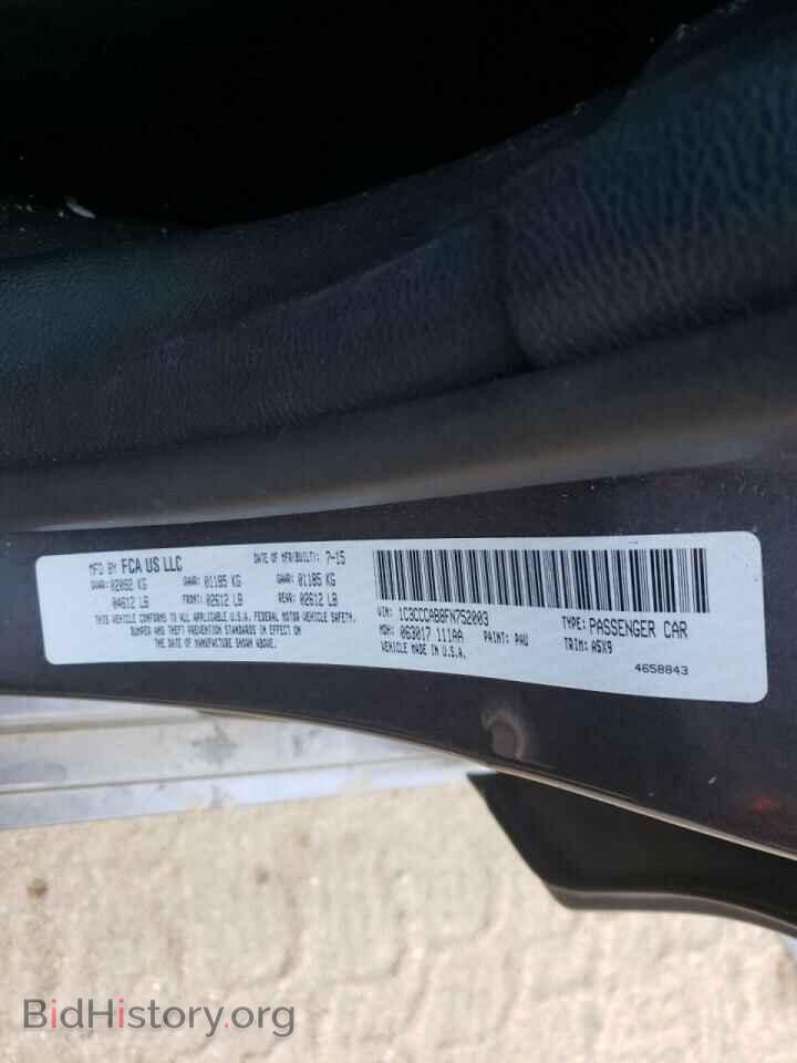 2015 CHRYSLER 200 - VIN: 1C3CCCAB8FN752003 - Фото 10