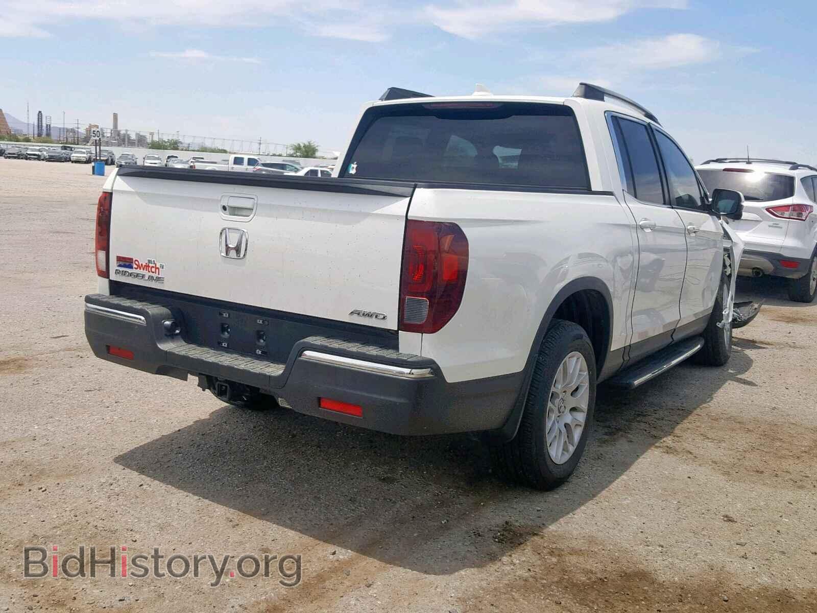 2017 HONDA RIDGELINE - VIN: 5FPYK3F60HB013295 - Фото 4